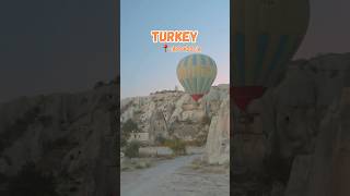 Cappadocia Turkey Hot Air Balloon Ride Witness The Sunrise Over a Surreal Landscape travel turkey [upl. by Nanahs]