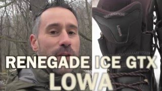 LOWA Renegade Ice GTX Winter Hiking Boots  Tested  Reviewed [upl. by Ayotan117]