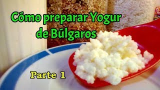 Cómo hacer yogur de búlgaros 2018 [upl. by Adnovaj767]