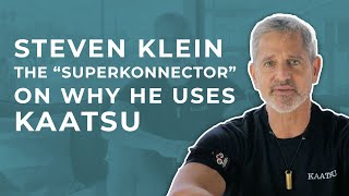 Steven Klein the SuperKonnector discusses why he uses KAATSU [upl. by Josh194]