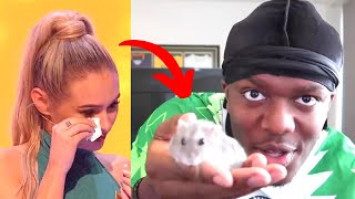 Talia Mar reacts to KSI Hamster Funeral [upl. by Greenberg]