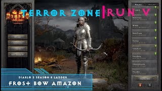 Diablo 2 Frost Bow Amazon Terror Zone Run V [upl. by Alaek]