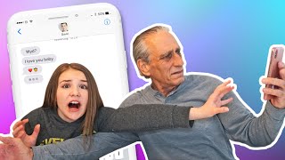 Grandpa REACTS to MY FUNNIEST Texts CRUSH ASKED ME OUT📱💞 Piper Rockelle [upl. by Trebo]