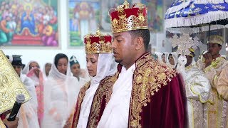 Beautiful Ethiopian Wedding  Ethiopian Orthodox Church  Seble  Dr Neway [upl. by Odinevneib]