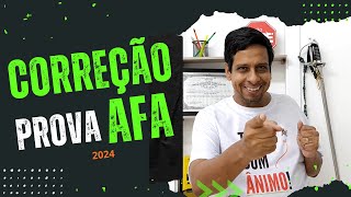 Correção Prova de Matemática AFA 2024 [upl. by Ecirehc]