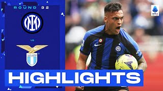 InterLazio 31  Lautaro seals heroic Nerazzurri comeback Goals amp Highlights  Serie A 202223 [upl. by Spieler]