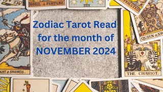 Collective Zodiac Reading For Nov2024 [upl. by Enej]