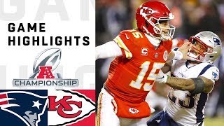 Patriots vs Chiefs AFC Championship Highlights  NFL 2018 Playoffs [upl. by Eloken]