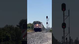 Amtrak NPCU 90225 departing Camarillo CA 9524 [upl. by Nonaihr]