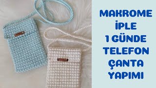 Telefon Çantası Kılıfı Yapımı [upl. by Messab]