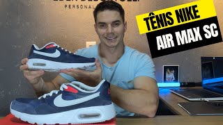 Tênis NIKE AIR MAX SC AZUL MARINHO Tênis casual custo benefício tenis nike airmax [upl. by Anihsak]