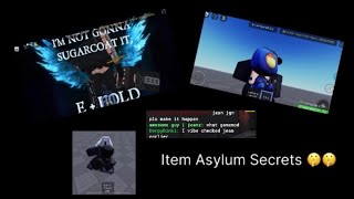 New Secrets in Item Asylum Update  Item Asylum [upl. by Hazel]