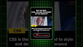 Why we need HTML CSS amp JavaScript on the website 🤩 [upl. by Shih]