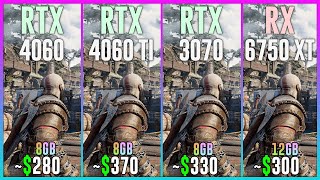 RTX 4060 vs RTX 4060 TI vs RTX 3070 vs RX 6750 XT  Tested in 25 Games [upl. by Halilahk256]