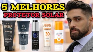 5 Melhores Protetores Solar Masculino [upl. by Volny174]