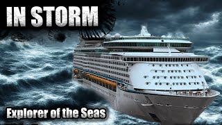 Stormy Seas Rock Royal Caribbean Vessel During Transatlantic Journey [upl. by Notnelc980]