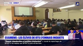 Examens  les élèves de BTS lyonnais inquiets [upl. by Easter]