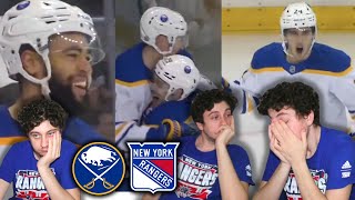 TRASH Rangers SMACKED By the Sabres  NYR Fan Reaction [upl. by Vanhook]