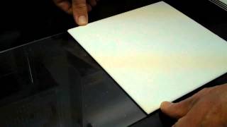 How to snap a scored prep thin layer chromatogrpahy plate [upl. by Enimsay]