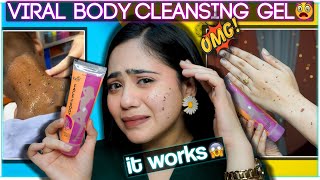 I Tried Viral Face amp Body Dirt Removing Cleansing Gel😱  yes its works [upl. by Xella802]