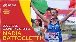 Cross Country GREATNESS  Nadia Battocletti U20 European Cross Country Wins [upl. by Orual]