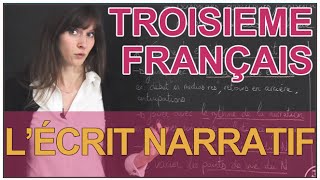 Expression écrite  lécrit narratif sujet dimagination  Français 3e  Les Bons Profs [upl. by Ybba]