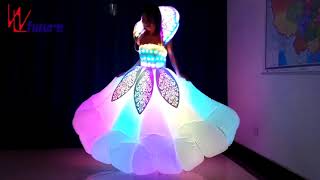 Amazing Full color LED Inflatable Dress for Carnival WL0179 [upl. by Seagrave954]