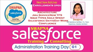 01SalesforceAdminArchitectureJiraServiceNowTFSIssueTypesAgileSprintSalesforceDaytoDayWorkConfluence [upl. by Otreblanauj57]