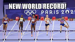 Womens 400 Meter Hurdles Finals Were Crazy  Sydney McLaughlin VS Femke Bol  Paris Olympics 2024 [upl. by Cordalia]