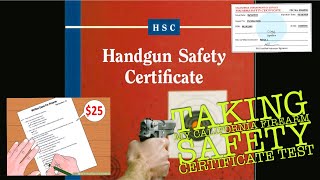 How to buy a Gun in California  Firearm Safety Certificate Test [upl. by Leotie]