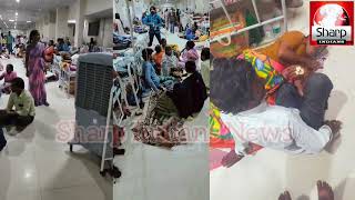 Osmania Hospital Me Mareez ou bed nahi hai  Zamin per Treatment hora hai  Hyderabad 2024 [upl. by Enaxor]