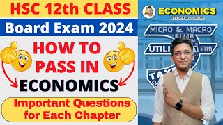 Economics  Important Questions for 12th Board Exams 2024  HSC  Class 12th  Hemal Sir [upl. by Robby]