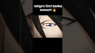 Ichigos first bankai moment 🔥 ichigo bankai bankaiedit naruto bleach anime [upl. by Nyl]