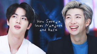 how seokjin loves namjoon and back [upl. by Enella637]