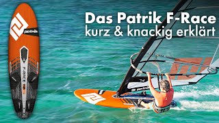 Patrik FRace Kompromisslose Freerace Performance  Windsurf Board Präsentation [upl. by Kir583]