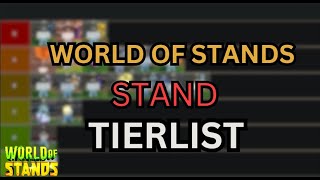 World of Stands PvP Stand Tier list UPDATED [upl. by Vera799]