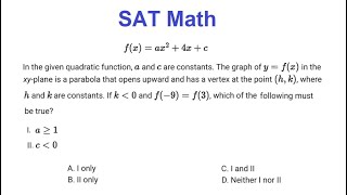 SAT Math [upl. by Icats]