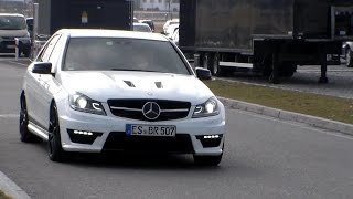 Mercedes C63 AMG 507 Edition lovely sound HD [upl. by Imorej]