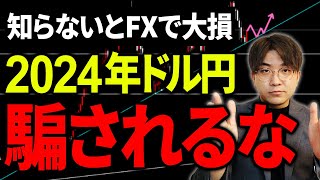 【2024年ドル円】プロが本当に予想しているシナリオを大暴露｜FXで大損する前に見てください [upl. by Crespi]