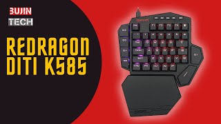 Redragon Diti K585 Teclado Gamer mecanico RGB unboxing review software configuración 🔴😎👍 [upl. by Nations830]