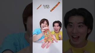 Small candy vs big candy Eating Challenge shorts humanitychallenge viral foodchallenge [upl. by Gualtiero384]