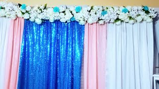 DIY PVC Pipe Backdrop PVC backdrop affordable backdrop PVC Backdrop Stand [upl. by Senhauser]