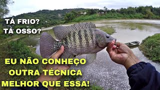 NÃO TEM DESCULPA PARA NÃO PEGAR MAIS PEIXE NO FRIO PESCARIA SEM ISCA [upl. by Ardnosak683]