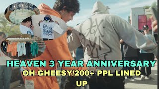 HEAVEN 3 YEAR ANNIVERSARY WE DID A COLLAB WITH OHGEESY 200 PPL LINED UP [upl. by Komarek]