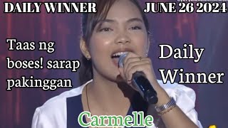 CARMELLE  DAILY WINNER  SHOWTIME  THE SCHOOL SHOWDOWN  JUNE 26 2024 [upl. by Neu]