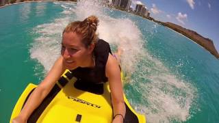 KYMERA Body Board Hawaii Jet board Ride [upl. by Neilla854]