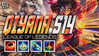 QIYANA MONTAGE  QIYANA S14  Ez LoL Plays 1190 [upl. by Brandise]