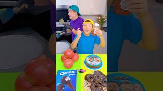 Mrbeast amp IShowSpeed cake ice cream challenge🍨ishowspeed lexirivera funny by Ethan Funny Family [upl. by Atenahs]