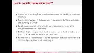 Digging into Data Supervised Classification with Logistic Regression and Naive Bayes [upl. by Britta]