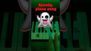 Spooky easy piano tutorial•••original easypiano halloweensong [upl. by Atiuqahs323]